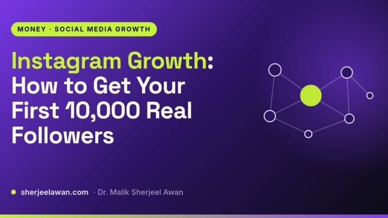 Instagram Growth: How to Get Your First 10,000 Real Followers - article cover from sherjeelawan.com